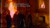 Stock Footage of London Blitz - Firemen Fighting Fires - Civilians Evacuating The Area. start